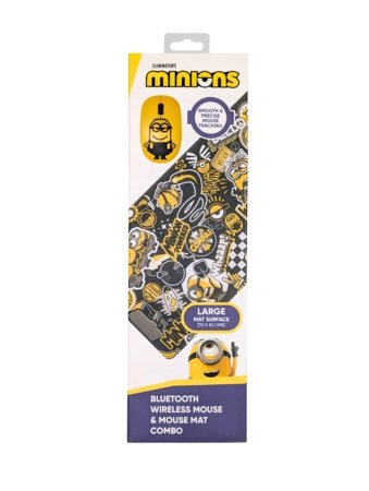 MINIONS bezvadu peles un peles paklājiņa komplekts, MMMN-SET-MINIONS 