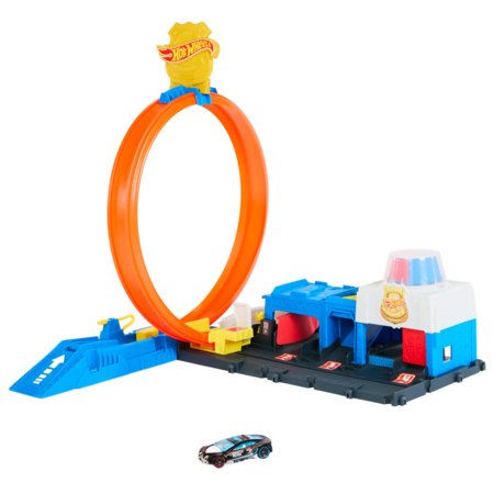 HOT WHEELS trases komplekts ar policijas iecirkņa tematiku, JBM71 