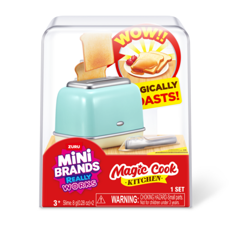 MINI BRANDS miniatūru komplekts Magic Cook Kitchen, 1. sērija, sortiments., 77789UQ1 