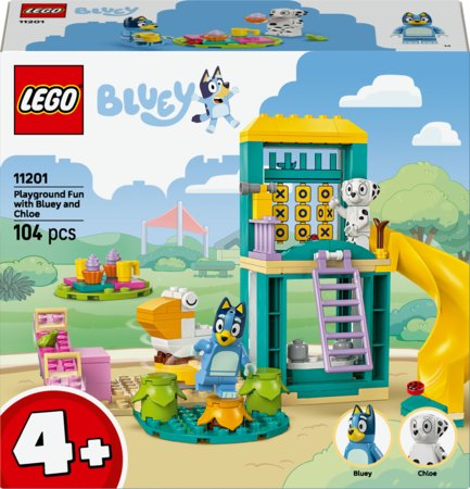 11201 LEGO® 4+ Berry Jautrība rotaļlaukumā ar Bluey un Chloe 