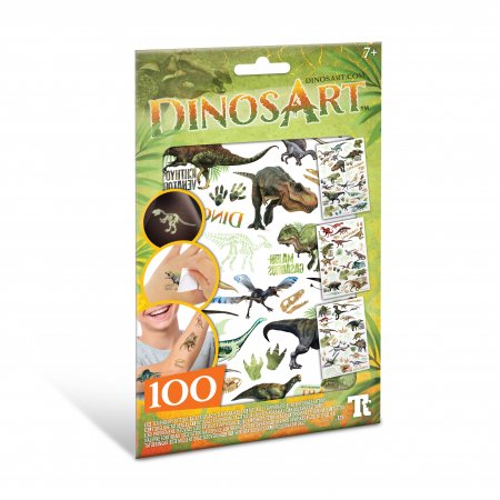 DINOSART pagaidu tetovējumi Glow in the Dark, 15302 15302