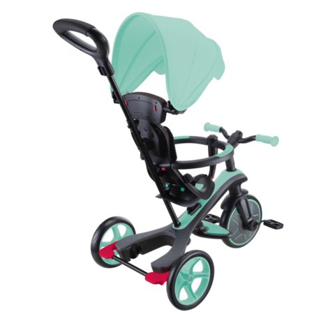 GLOBBER trīsritenis Trike Explorer 4in1, piparmētras zaļš, 632-206-2 632-206-2