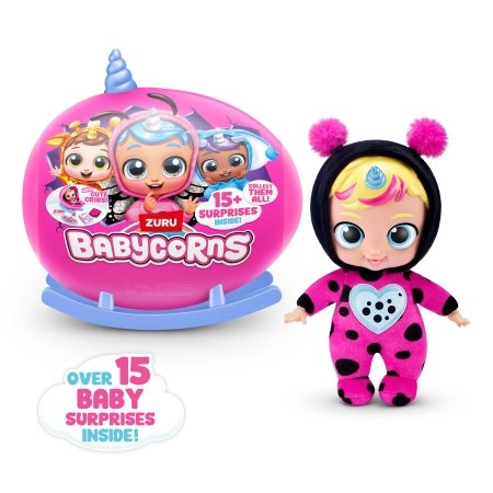 BABYCORNS lelle ar aksesuāriem Magical Rainbocorn Babies, 1 sērija, sortiments, 92107 