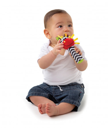 PLAYGRO pīkstulis Jungle Zebra, 0183439 0183439