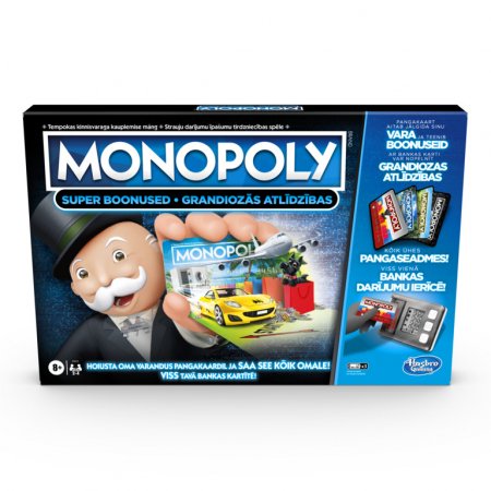 MONOPOLY spēle Super Electronic Banking (LV, EE), E8978EL0 E8978EL0