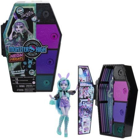 MONSTER HIGH SKULLTIMATES Spocīgie noslēpumi neona sērija Tvilija, HNF82 