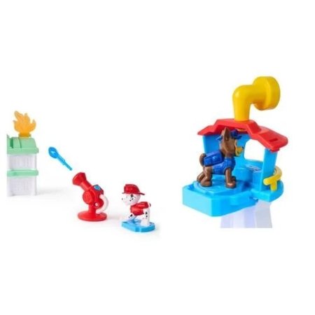 PAW PATROL mini rotaļu komplekts Chase Adventure Tower / Marshall Fire Rescue, sortiments., 6075209 