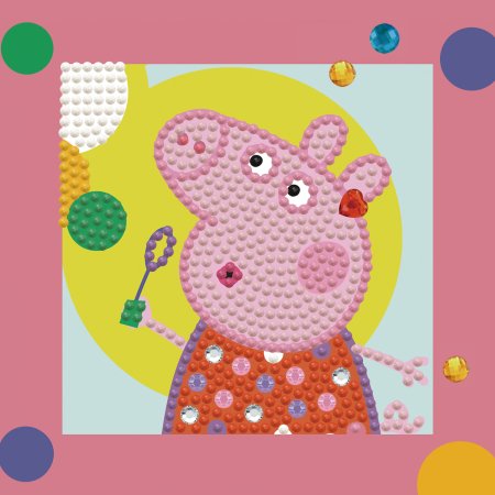 "DIAMOND DOTS radošs dimanta gleznas komplekts ""Peppa Pig Happy Days"", DTZ5.038" DTZ5.038