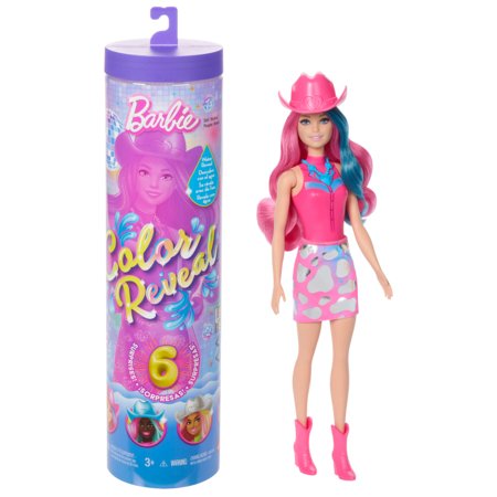 BARBIE Color Reveal disko zvaigznes sērijas lelles, JCP01 