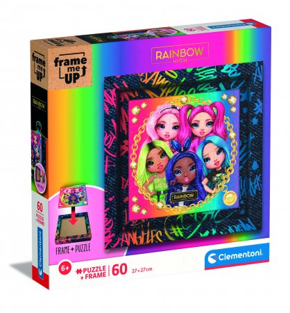 CLEMENTONI puzle Frame Me Up, Rainbow High, 6 gab., 38810 38810