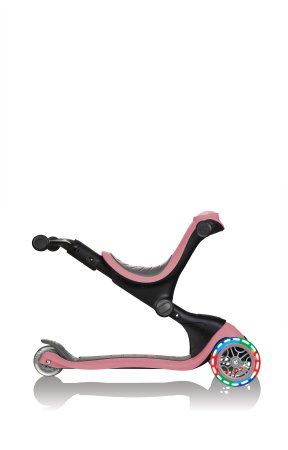 GLOBBER skrejritenis Go Up Deluxe Lights, tumši pasteļrozā, 646-210 646-210