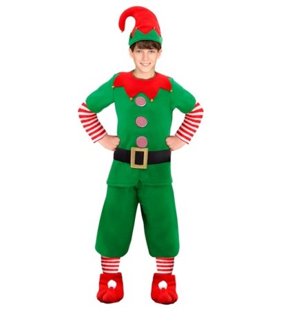 WIDMANN kostīms Santa's Little Helper Elf, izmērs (116 cm / 4-5 gadi), 88885 