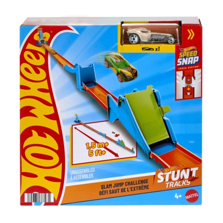 HOT WHEELS Stunt Tracks cilpas un lēciena trase, asort., JHK76 