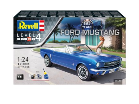 REVELL 1:24 automodelis Ford Mustang 60th Anniversary, 05647 