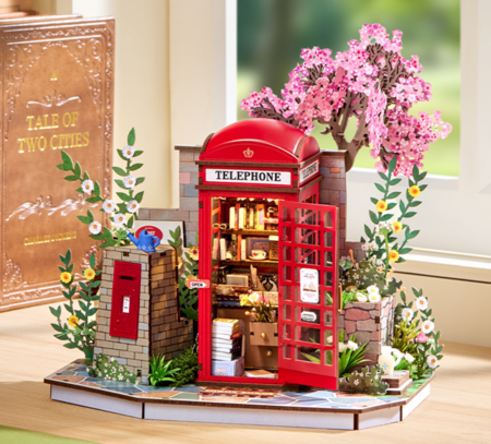 ROLIFE koka konstruktors Ziedu grāmatu kiosks, TGS05 