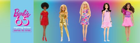 BARBIE Fashionistas lelle – Zilā punktiņkleita, HYT97 