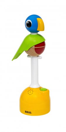BRIO elektroniskā rotaļlieta Play & Learn Parrot, 30262 30262