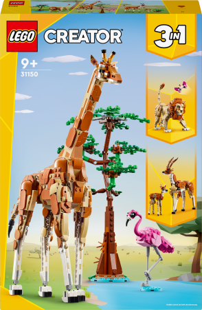 31150 LEGO® Creator Mežonīgie Safari Dzīvnieki 