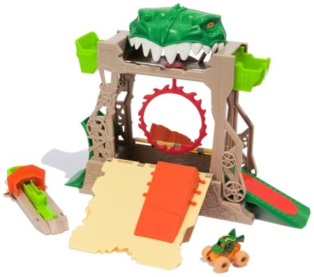 MONSTER JAM MINI JAMS palaišanas trase ar transportlīdzekli Dungeon of Doom, 6069758 