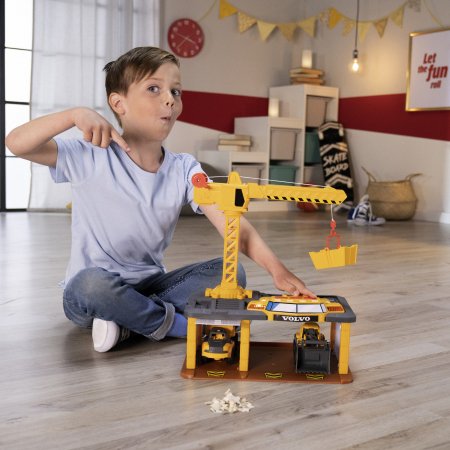 SIMBA DICKIE TOYS VOLOVO celtniecības stacijas komplekts, 203726009 203726009