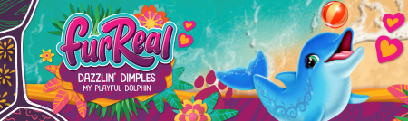 FUR REAL interaktīvā mīkstā rotaļlieta Dolphin, F24015L0 F24015L0