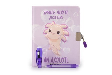 DREAM POP dienasgrāmatu komplekts - aksolotlis, K30286-33015 
