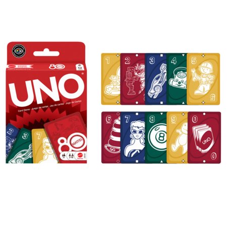 MATTEL GAMES UNO kārtis Mattel 80, JGK30 