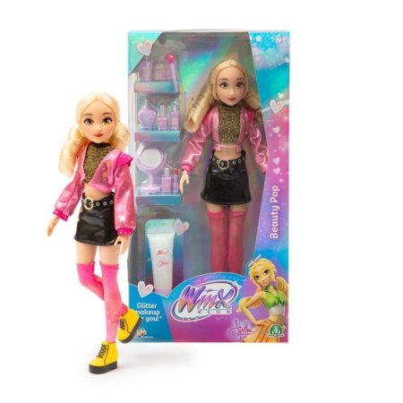WINX lelle ar spīdumu grima piederumiem, sortiments., WNX75