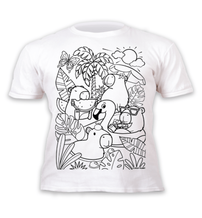 SPLAT PLANET T-krekla krāsošanas komplekts Kapibara, 7-8g., SP48806 