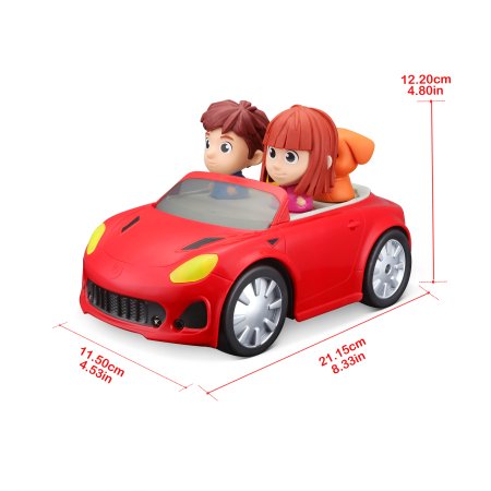 BB JUNIOR RC automašīna ar gaismām un skaņām Drive 'N Sort, 16-95002 16-95002