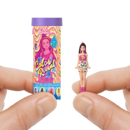 BARBIE Mini BARBIELand Color Reveal leļļu sērija Rainbow Groovy, JCR08 