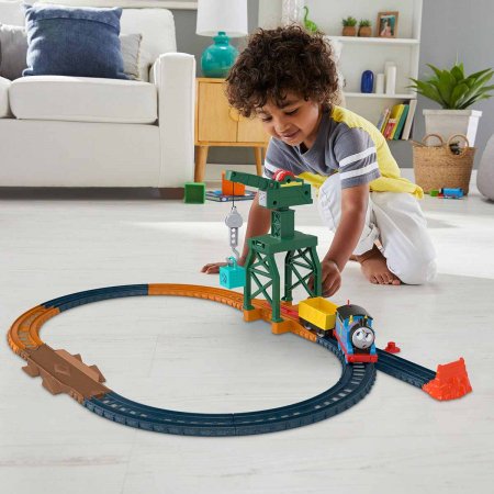 THOMAS & FRIENDS kāpurķēžu komplekts ar motorizētu lokomotīvi, HGY78 HGY78