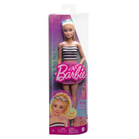 BARBIE Fashionistas lelle melnbaltā topiņā, HRH11 