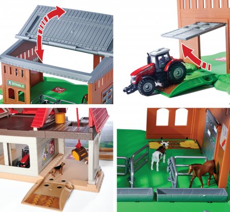 MAJORETTE  Saimniecības stacija ar transportlīdzekli Creatix, 212050037 212050037