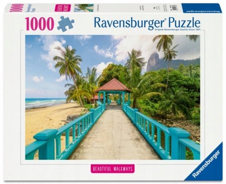 RAVENSBURGER PUZZLE puzle Krāsainais tilts Malaizijā, 1000 gab., 12001766 0 