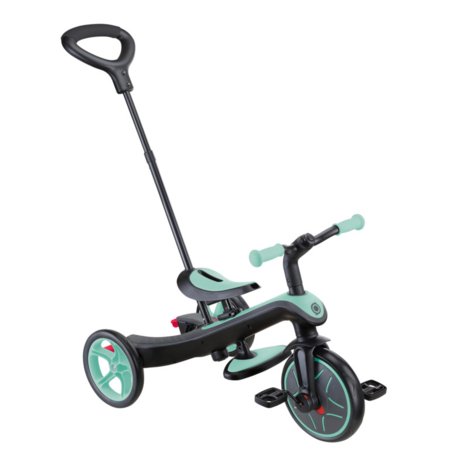 GLOBBER trīsritenis Trike Explorer 4in1, piparmētras zaļš, 632-206-2 632-206-2