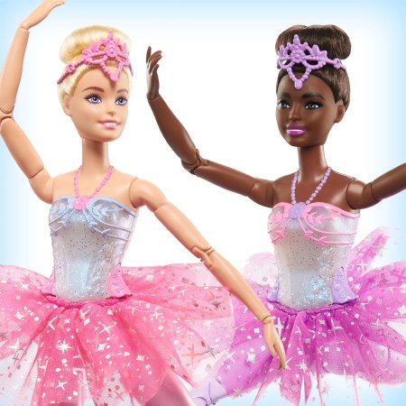 BARBIE Dreamtopia lelle - balerīna ar gaismiņām, HLC25 HLC25