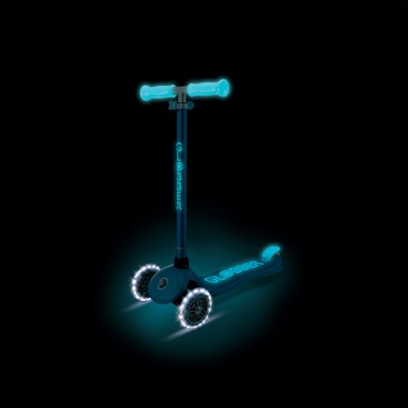 GLOBBER skrejritenis Primo Plus Glow Lights, zils, 443-100 