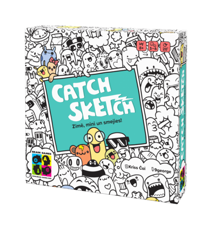 BRAIN GAMES spēle Catch Sketch LV, BRG#CSLV 