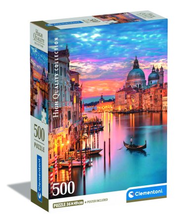 CLEMENTONI HQC puzle Lighting Venice, 500 pcs., 35542 