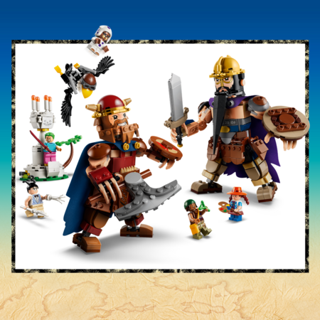 75644 LEGO® ONE PIECE Dorry pret Brogy – Mazā dārza milži 