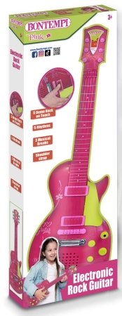 BONTEMPI TECH elektroniskā rokģitāra, rozā, 245871 