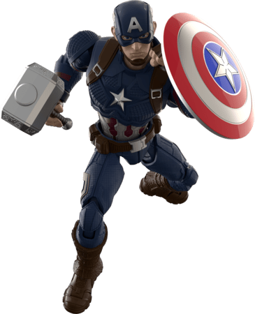 Blokees transformator  Marvel Heros - Champion Class Captain America, 81115 
