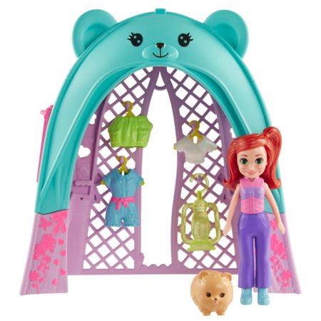 POLLY POCKET glempinga telts rotaļu komplekts, JCC31 