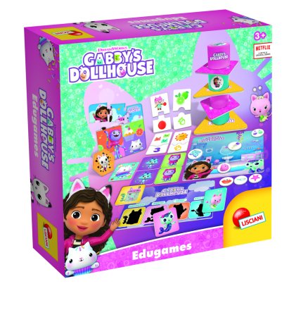 LISCIANI Gabby's dollhouse izglītojošas spēles Edugames, 103348 