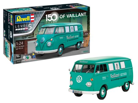 REVELL auto modelis VW T1 Bus 150 Years of Vaillant, 05648 