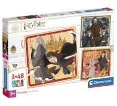 CLEMENTONI puzle Square Harry Potter, 3x48 gab., 25312 