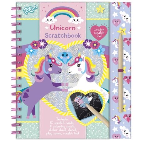 TOTUM izdzēšamo attēlu grāmata Unicorn, 71605 