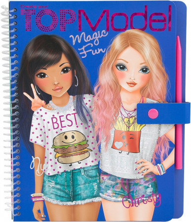 TOPMODEL krāsojamā grāmata Magic Fun, 10015 10015