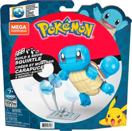 MEGA CONSTRUX POKEMON būvē un rādi Squirtle, GYH00 GYH00